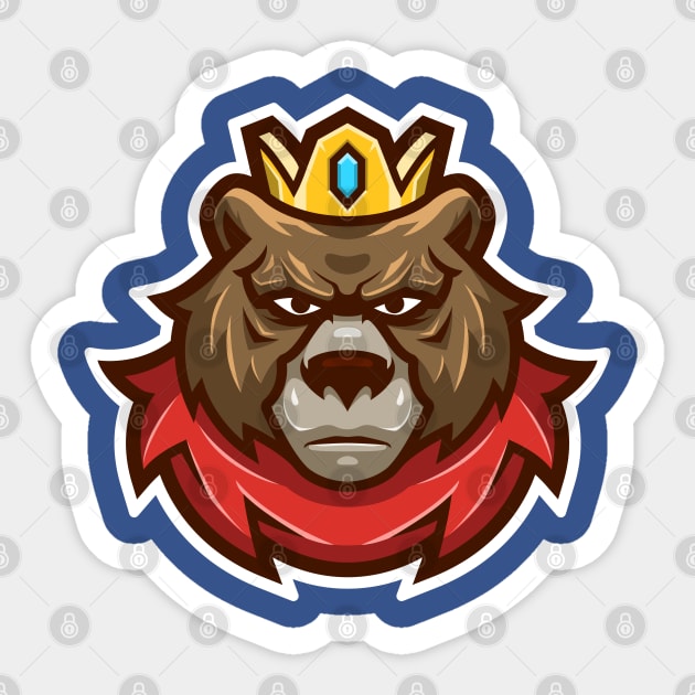 Bear Sticker by mightyfire